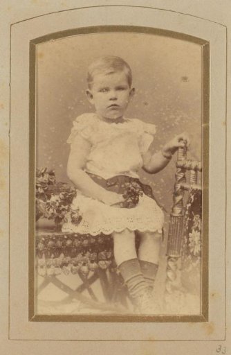 Studio portrait of Margo Kessler in her youth