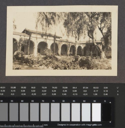 View of the Gallery of Mission San Juan Capistrano