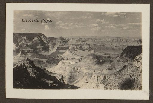 View over the Grand Canyon
