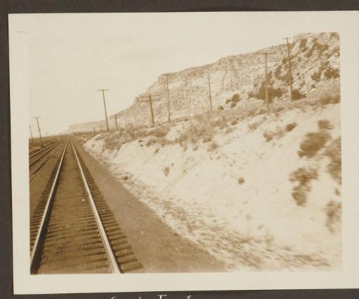 View of the Santa Fe Railroad