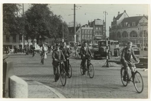 City View with Cyclists