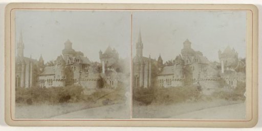 View of Löwenburg Castle near Kassel