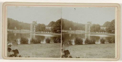 Pond with Rosendael Castle in the background