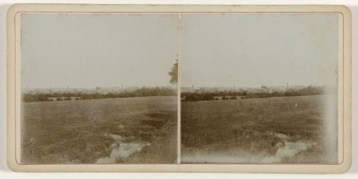 View of Gainsborough, seen from an unoccupied meadow on the edge of the city