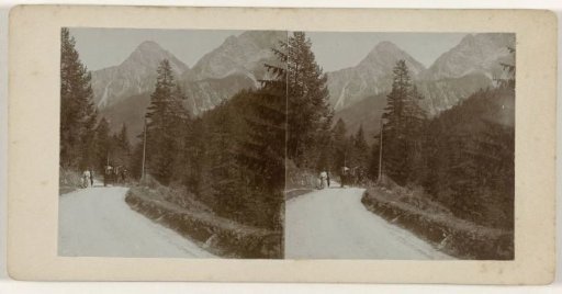 Walk along a mountain road