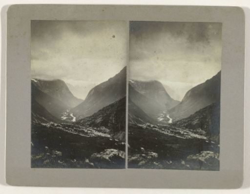 Valley in a Norwegian mountain landscape