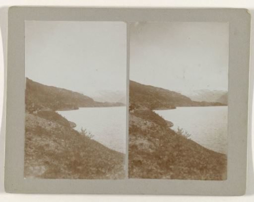 Mountain lake in the Norwegian landscape