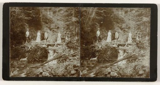 Bridge over a stream