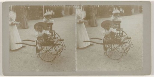 Small Child in a Handcart