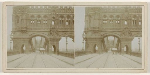 Gate Bridge over the Elbe near Hamburg