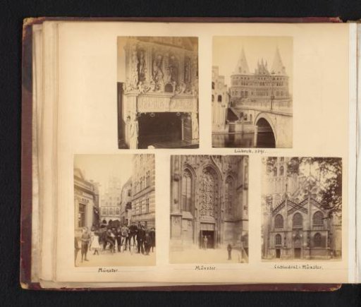 Views of Lübeck and Münster