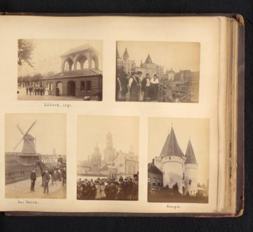 Group portrait of Lübeck and views of the Netherlands