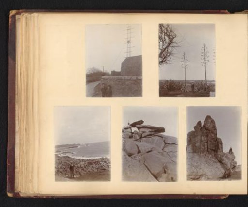 Boys in various landscapes, including on rafts