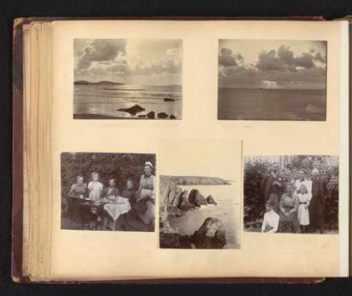 Group portraits and seascapes