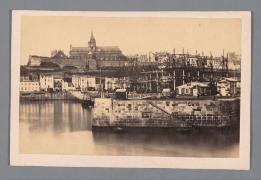 View of the Harbour of Granville, France