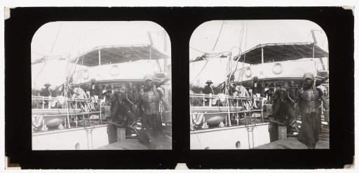 Indonesian people on the SS Besitang