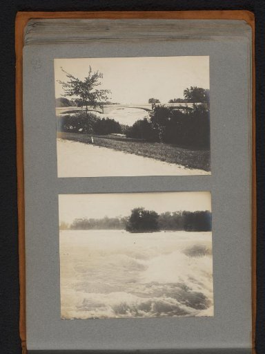 View of the Goat Island Bridge and the Niagara River