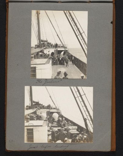 View of the Deck of Steamship "The Zeeland"