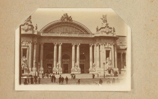 Entrance to the Grand Palais during the 1900 World's Fair