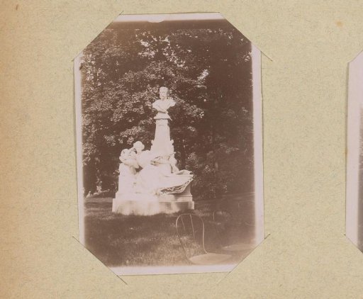 Monument to Guy de Maupassant in Parc Monceau, Paris