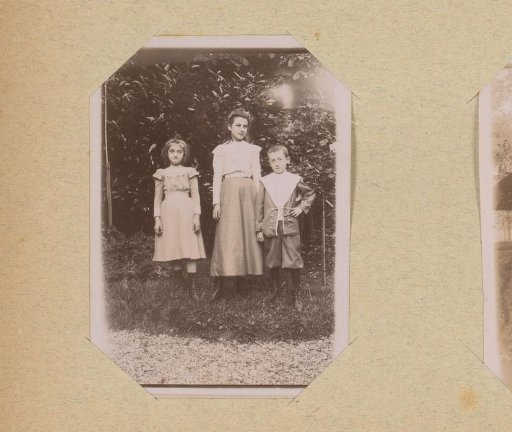 Group Portrait of Two Girls and a Boy