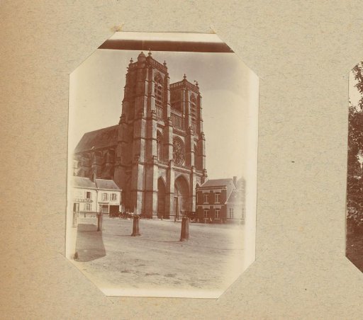 Exterior of a church with two towers