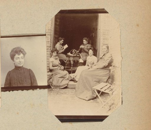 Group portrait of five women