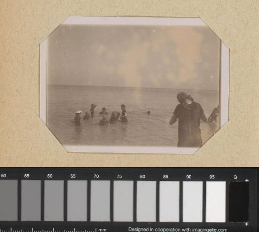 Group of women swimming in the sea