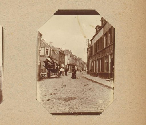 Street view in a small town
