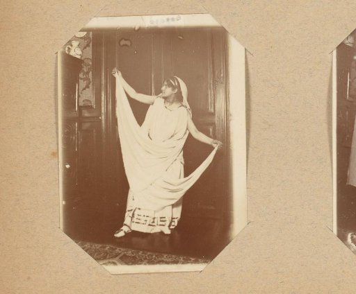 Portrait of a woman in costume