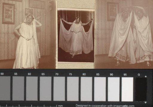 Portrait of a woman in costume