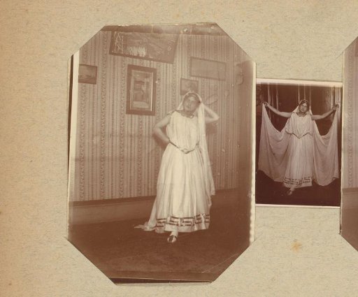 Portrait of a woman in costume