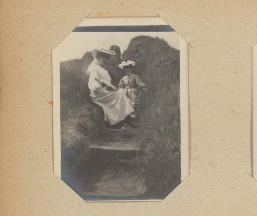 Two women in the dunes