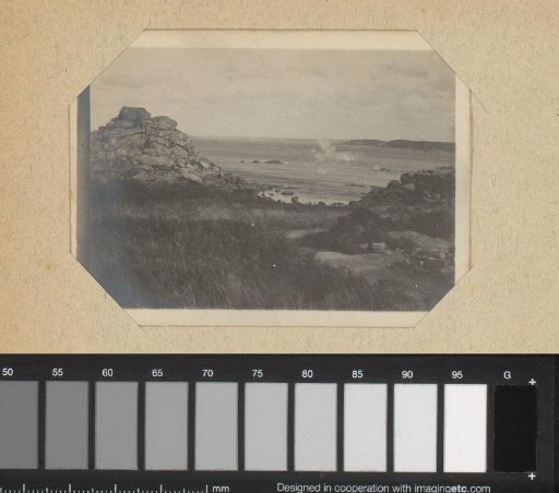 Seascape with rocky outcrops