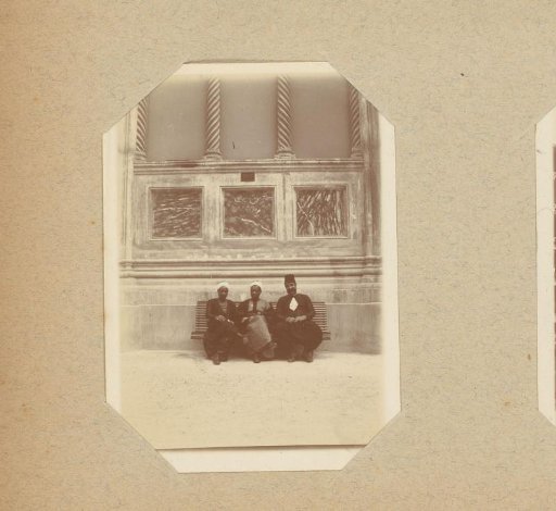 Three Men with Turban and Fez at the 1900 World's Fair