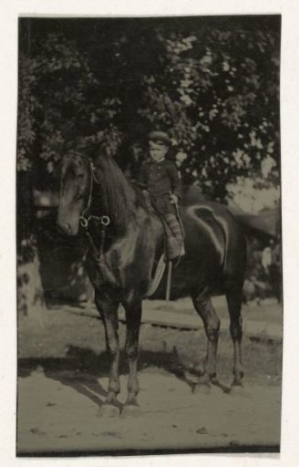 Boy on horseback