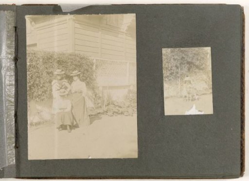 Group portrait of three women, United States