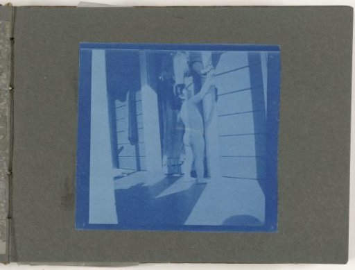 Nude child on a veranda, United States