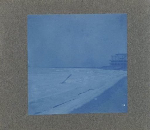 Beach with the tide line, United States