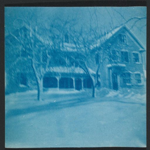 House in the snow, United States