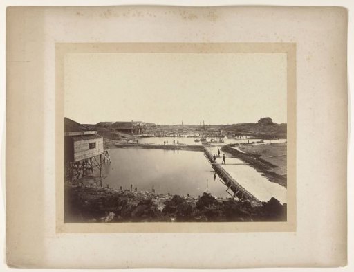Veere, lock under construction