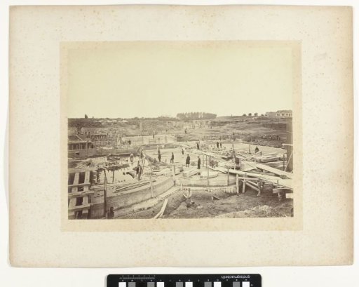 Veere, lock under construction