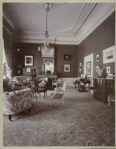 Interior of De Wildbaan, the Photographer's Residence in Driebergen