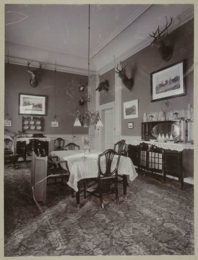 Interior of De Wildbaan, the Photographer's Residence in Driebergen