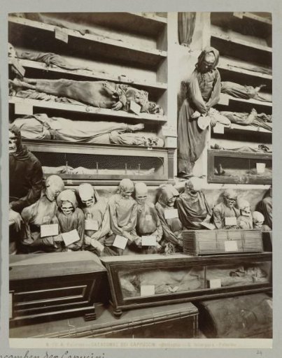 No. 154 Palermo, Capuchin Catacombs, detail