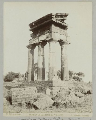 No 335 Girgenti Temple of Castor and Pollux