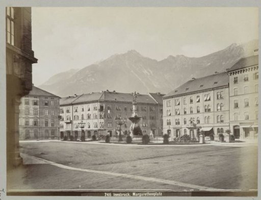 View over Margarethenplatz, Innsbruck