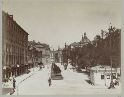View of the Promenadeplatz in Munich
