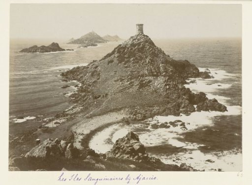 The Blinde Islands with towers near Ajaccio