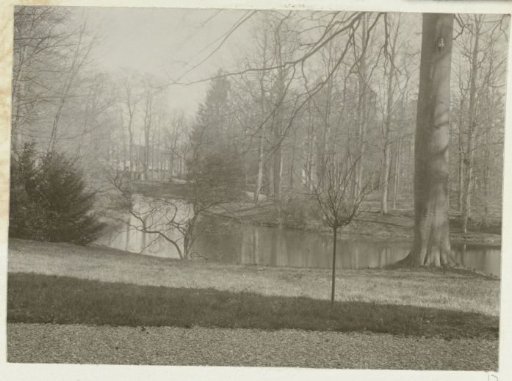 View in the Park of the Country House De Wildbaan, Driebergen
